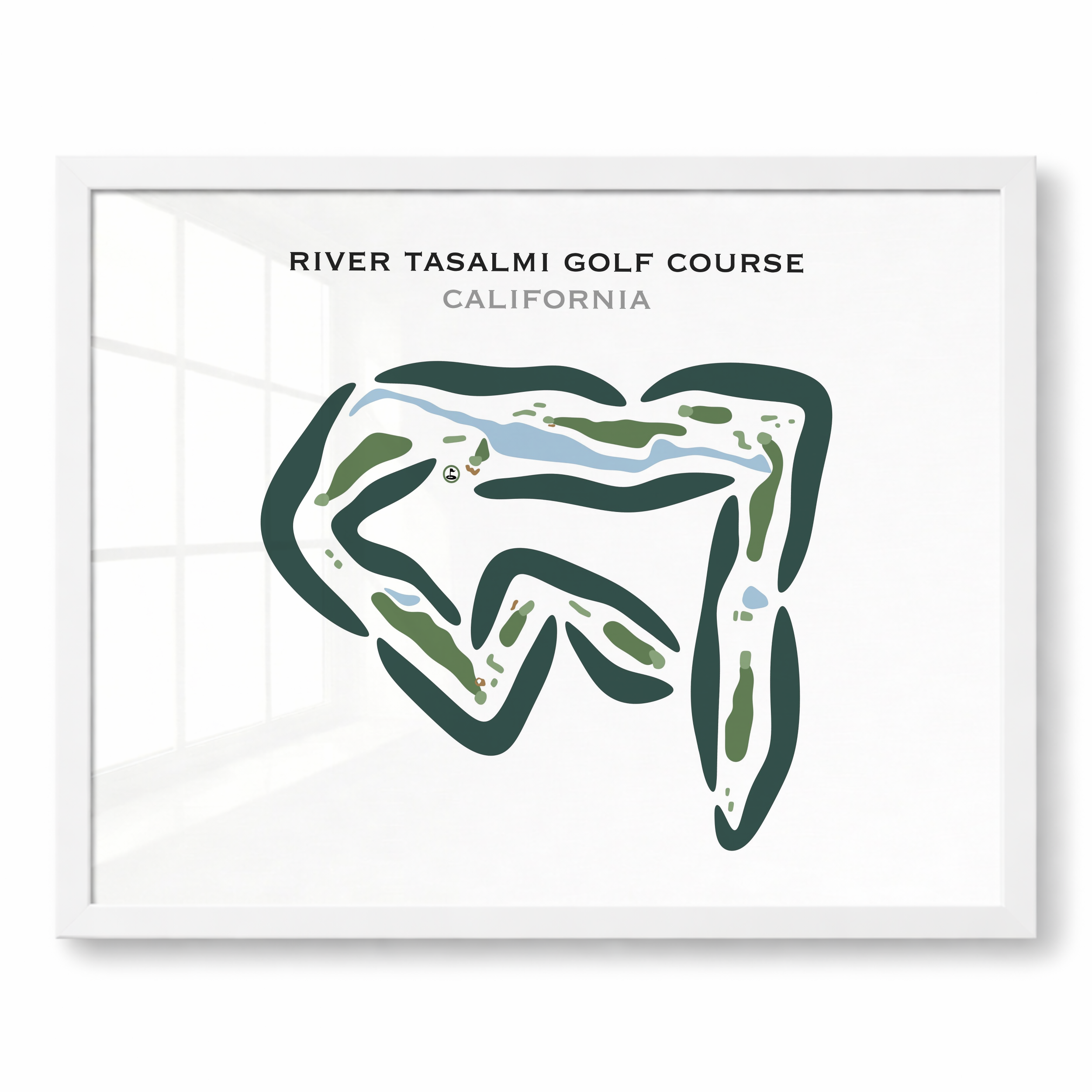 River Tasalmi Golf Course, California - Printed Golf Courses