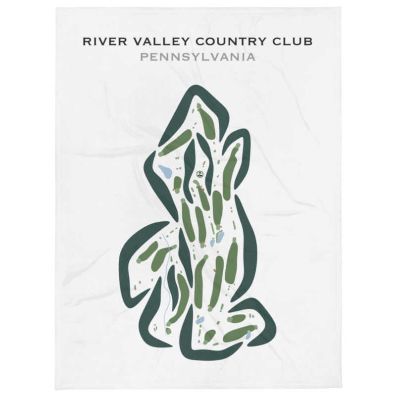 River Valley Country Club, Pennsylvania - Printed Golf Courses