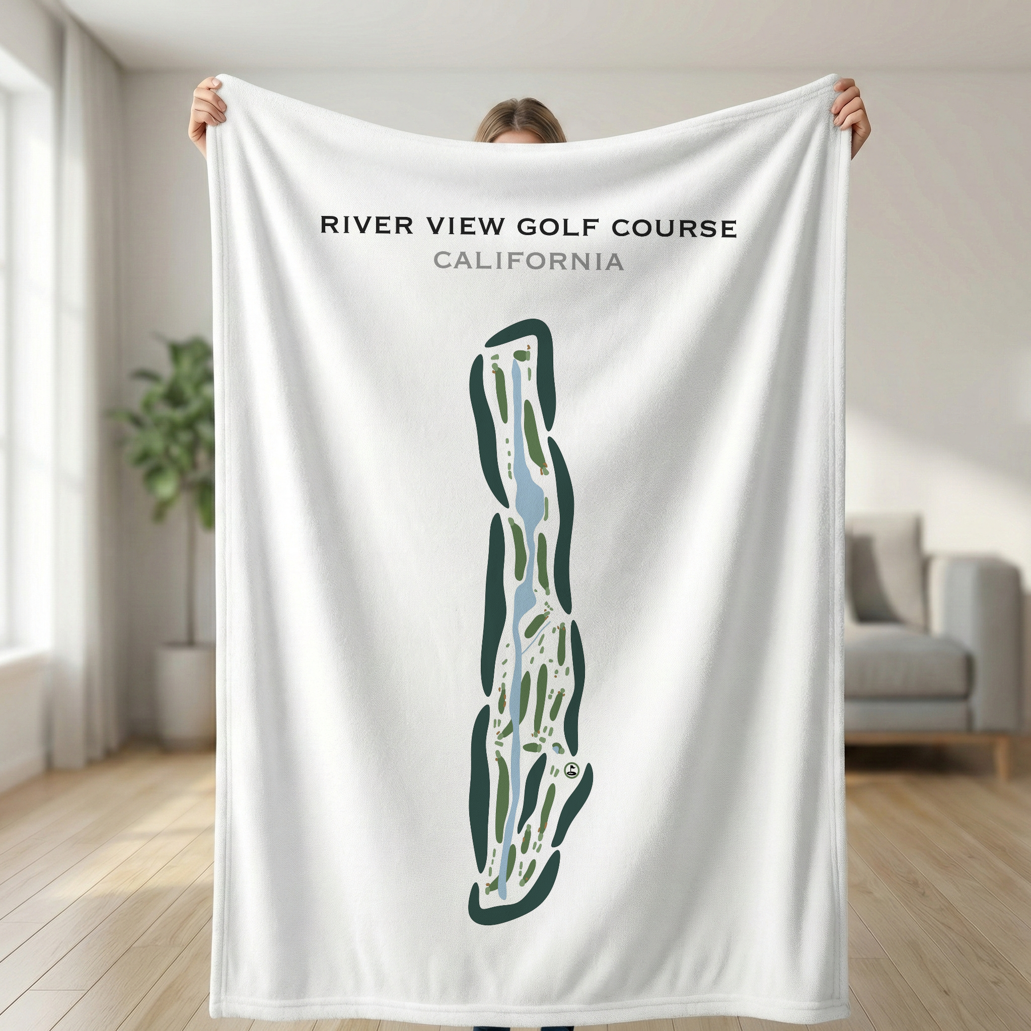 River View Golf Course, California - Printed Golf Courses
