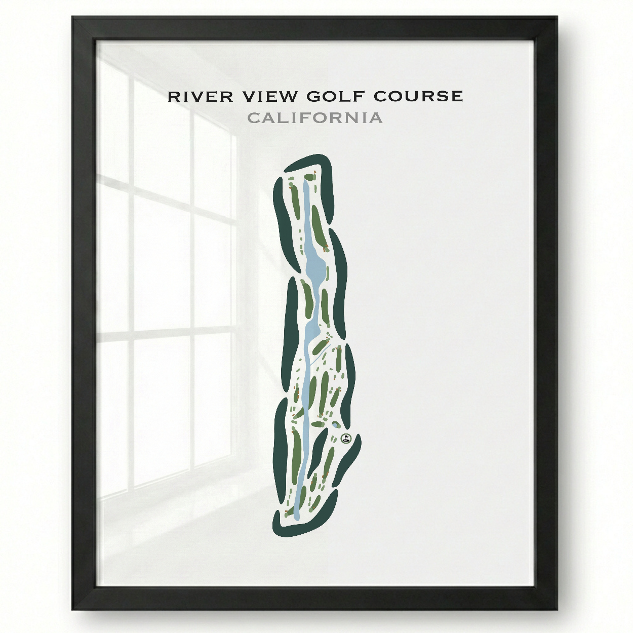 River View Golf Course, California - Printed Golf Courses
