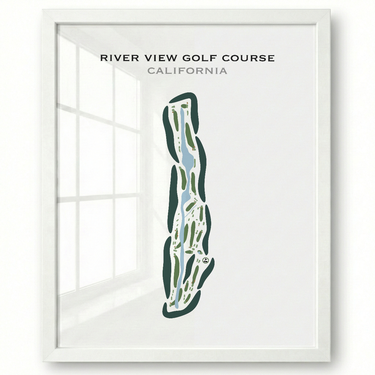 River View Golf Course, California - Printed Golf Courses
