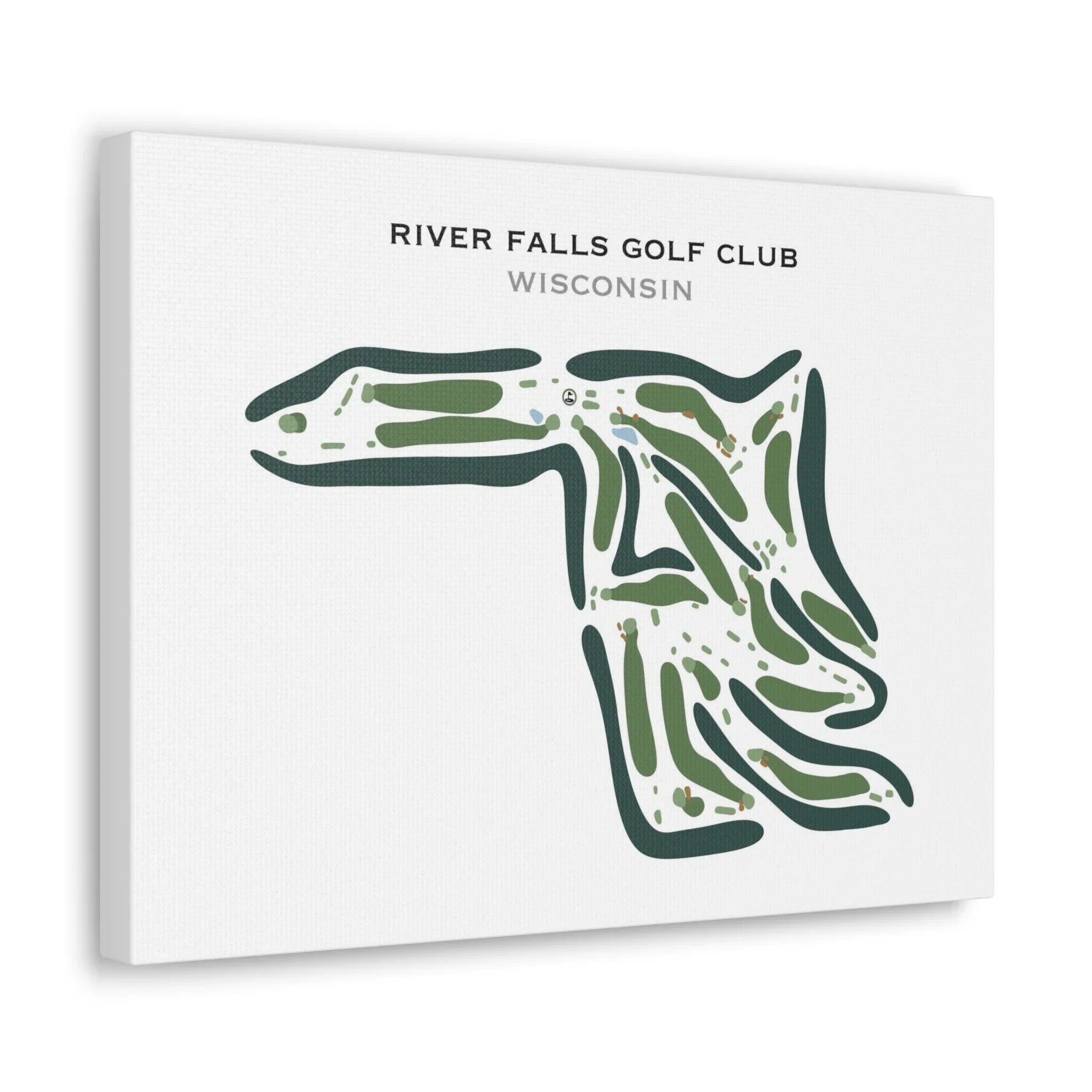 River Falls Golf Club, Wisconsin - Printed Golf Courses