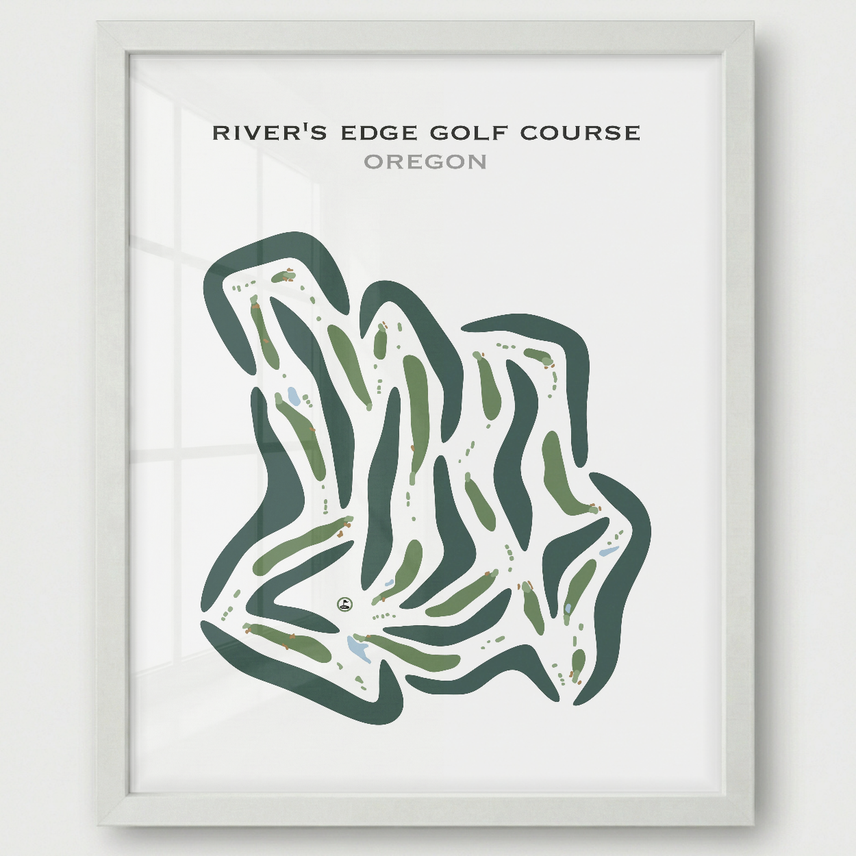 River's Edge Golf Course, Oregon - Printed Golf Courses
