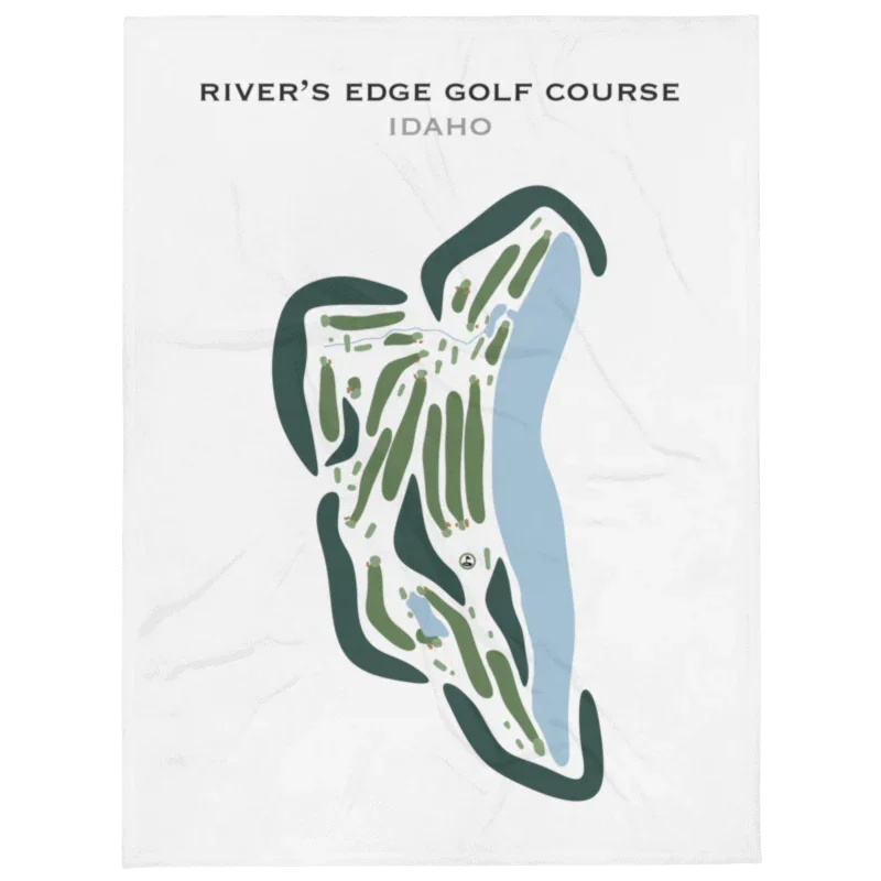 River's Edge Golf Course, Burley, Idaho - Printed Golf Courses