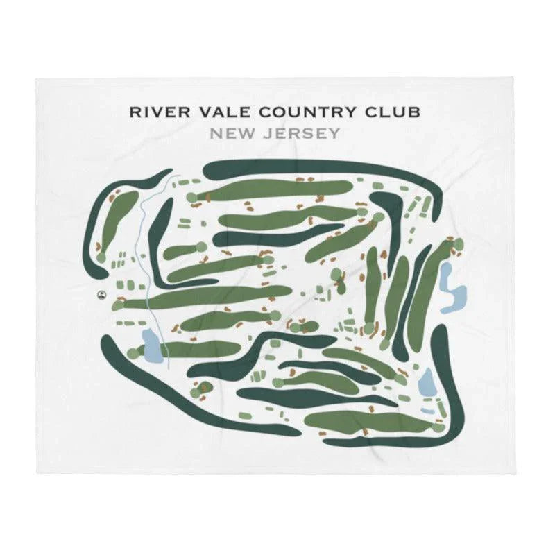 River Vale Country Club, New Jersey - Printed Golf Course