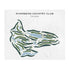 Riverbend Country Club, Texas - Printed Golf Course