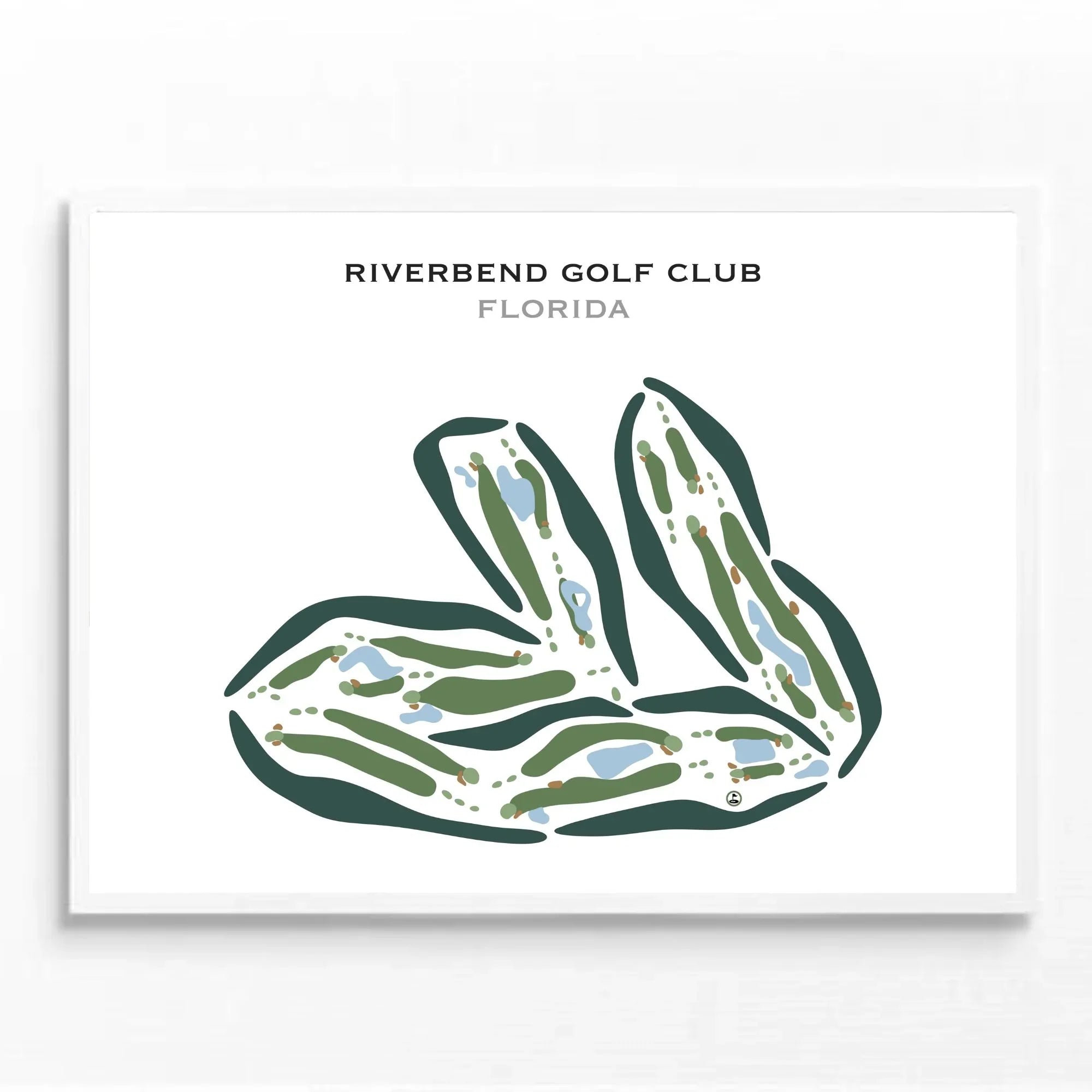 Riverbend Golf Club, Florida - Printed Golf Courses