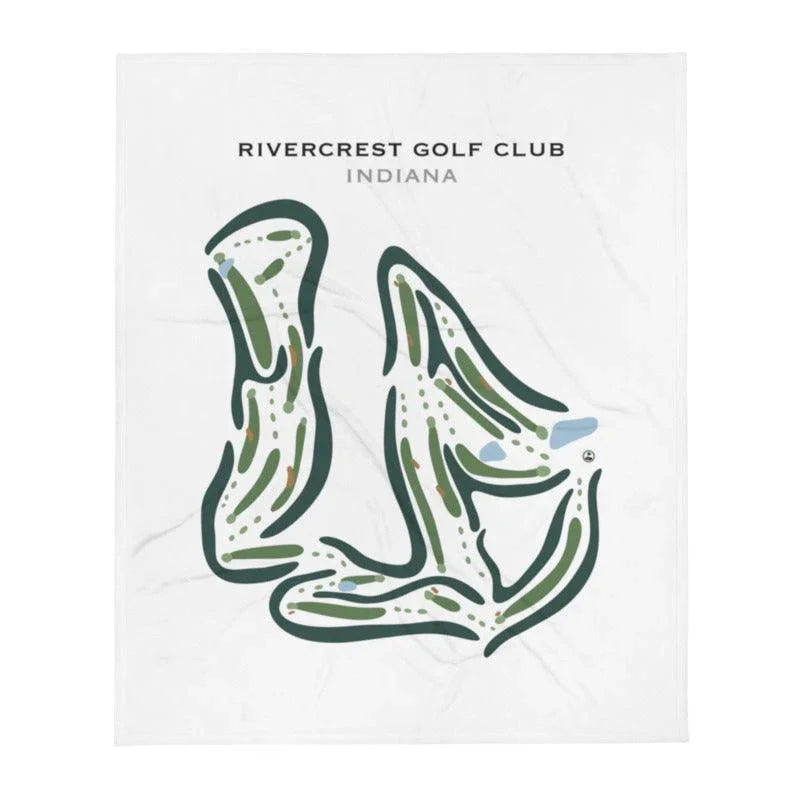 Rivercrest Golf Club, Indiana - Printed Golf Courses