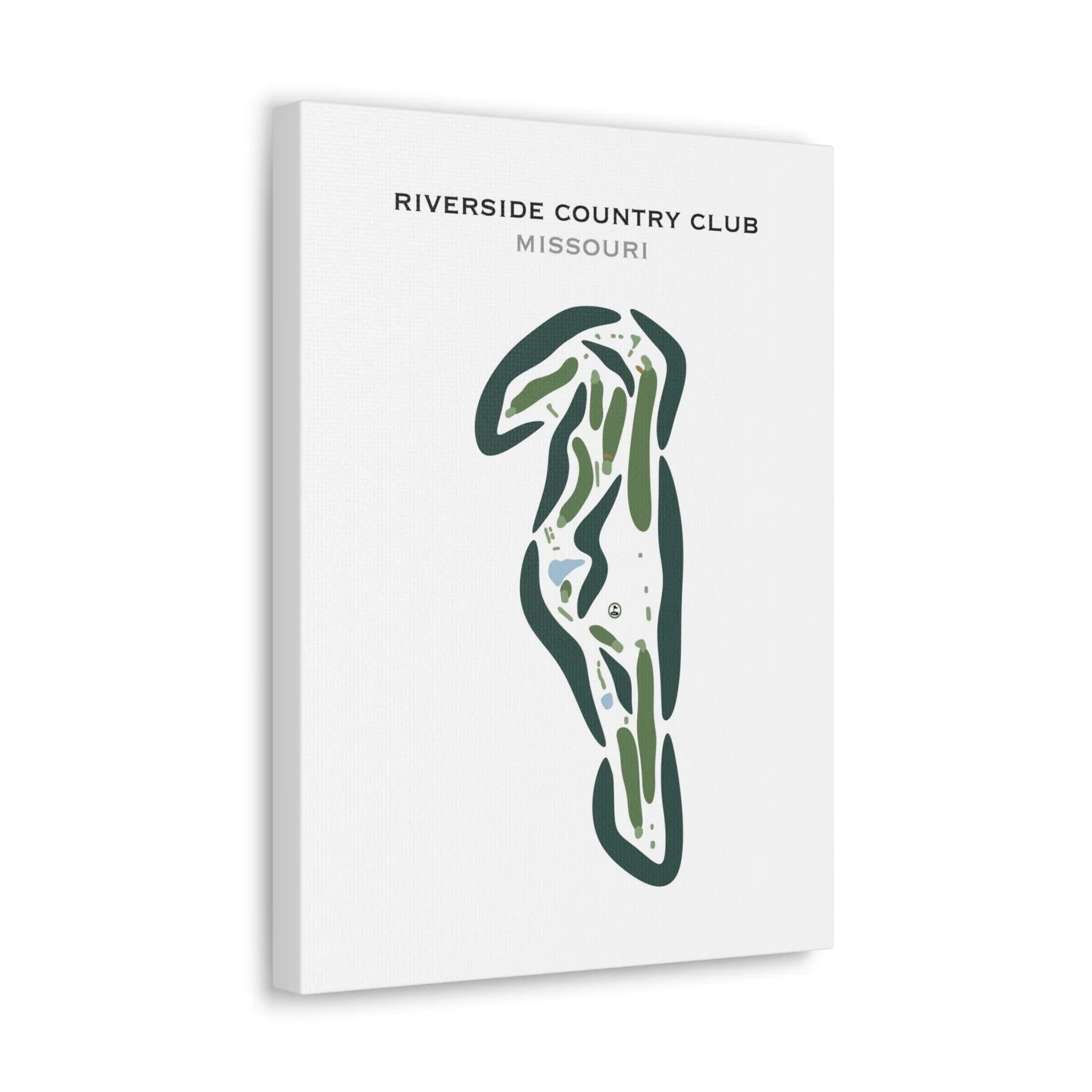 Riverside Country Club, Missouri - Printed Golf Courses