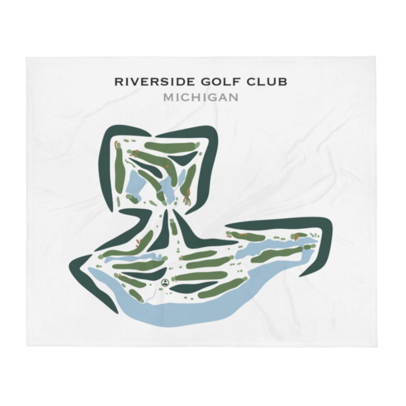 Riverside Golf Club, Michigan - Printed Golf Courses