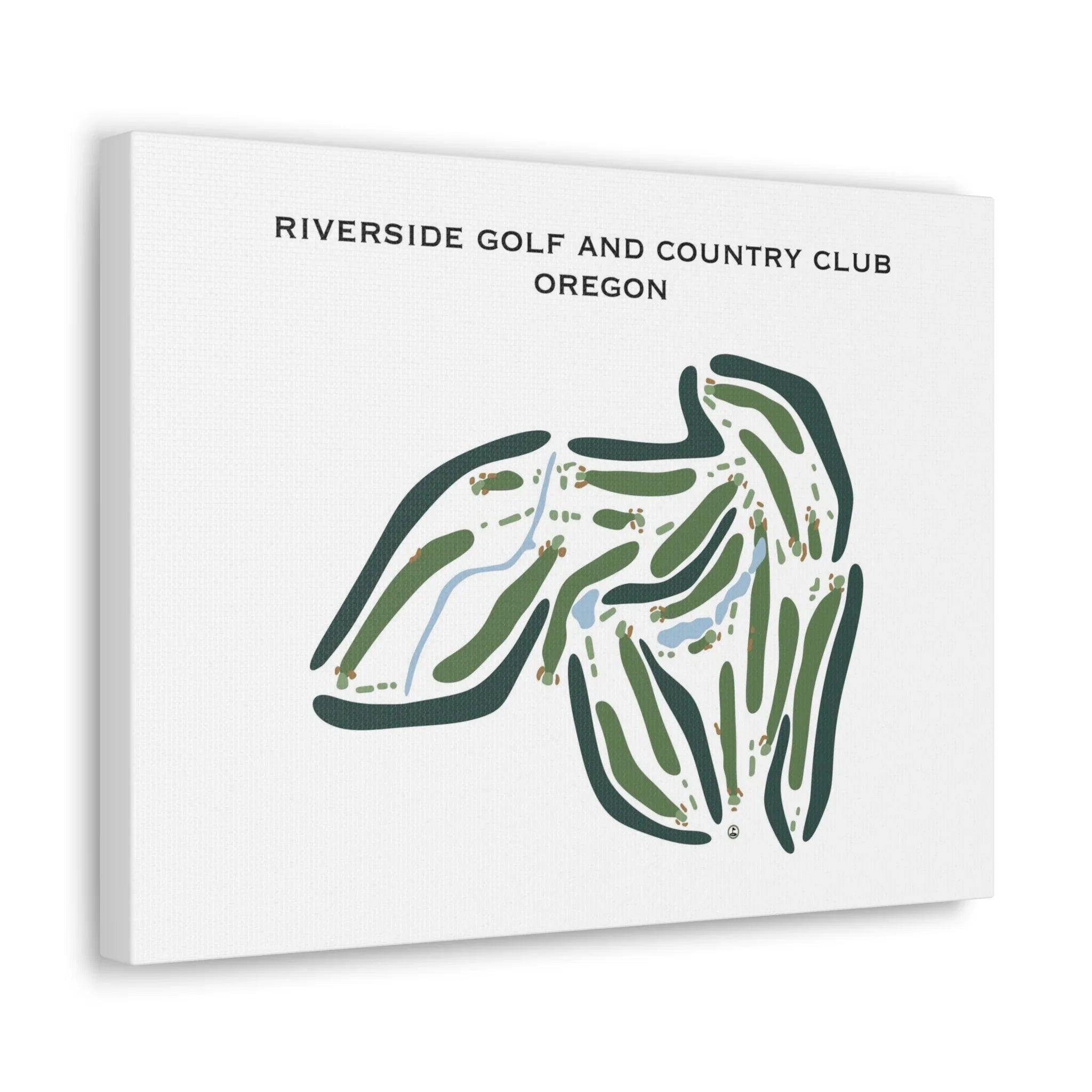 Riverside Golf & Country Club, Oregon - Printed Golf Courses