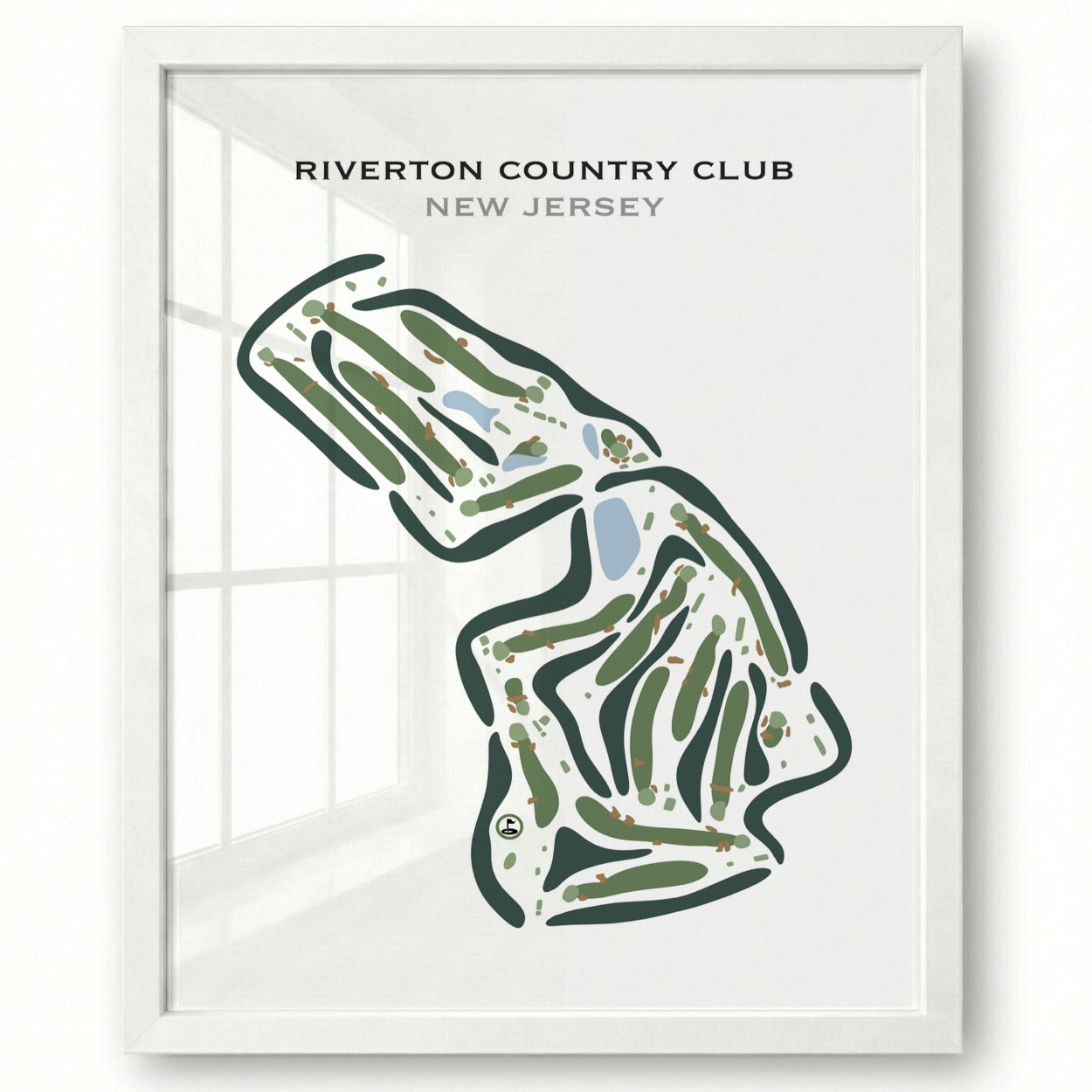 Riverton Country Club, New Jersey - Printed Golf Courses
