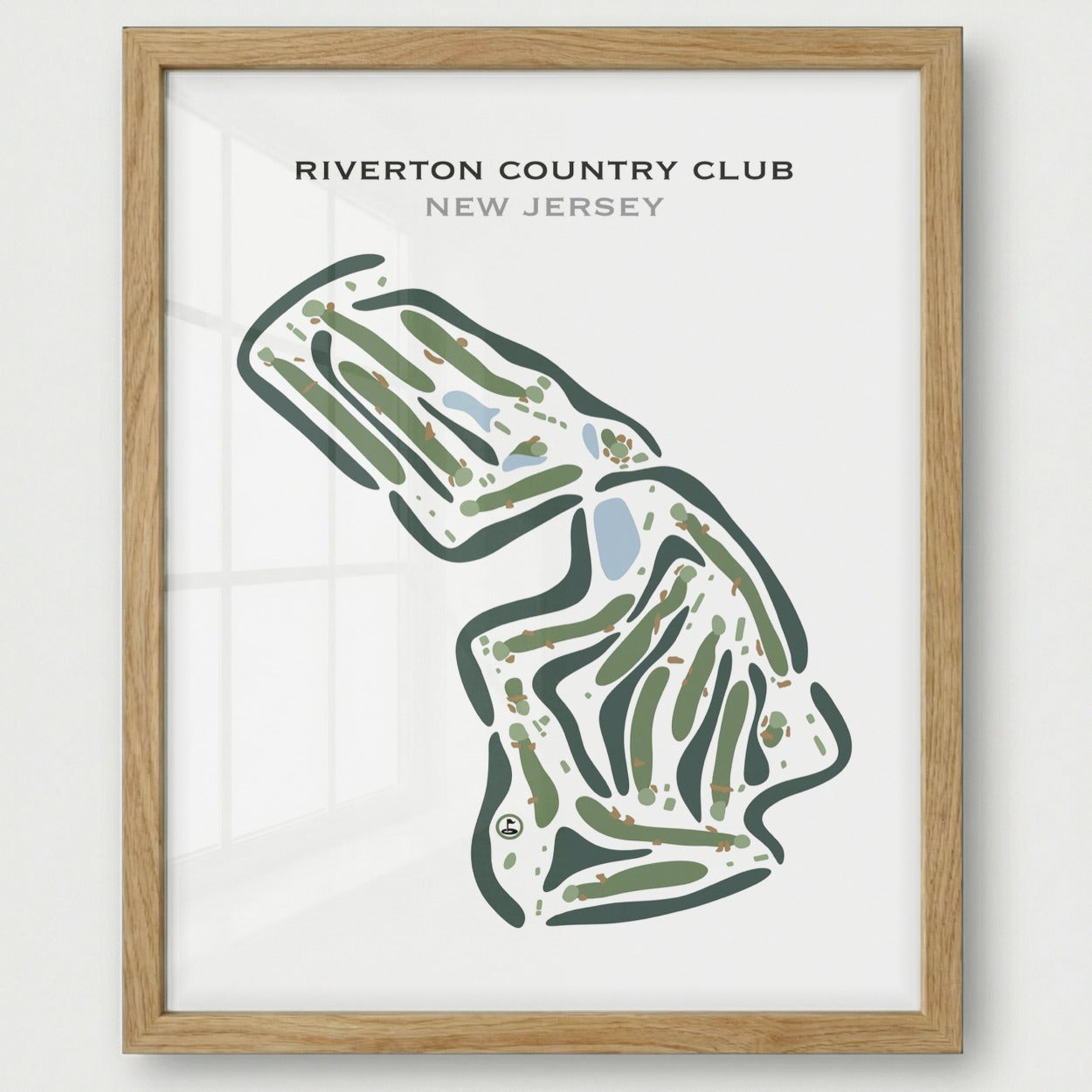 Riverton Country Club, New Jersey - Printed Golf Courses