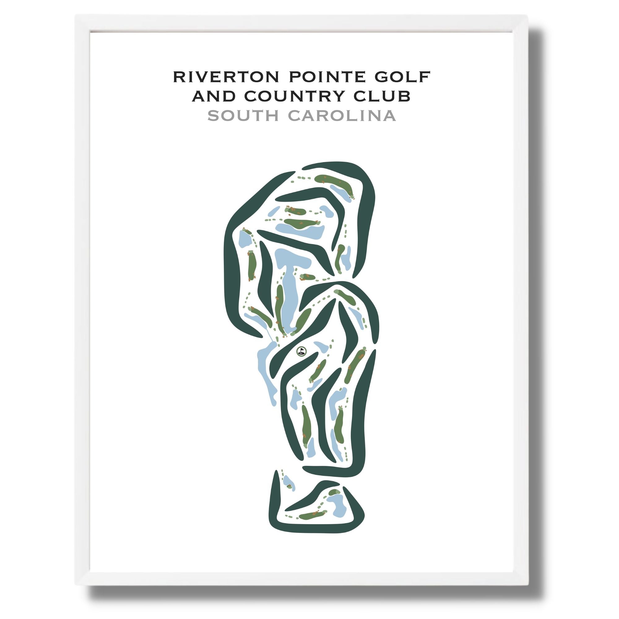 Riverton Pointe Golf & Country Club, South Carolina - Printed Golf Courses