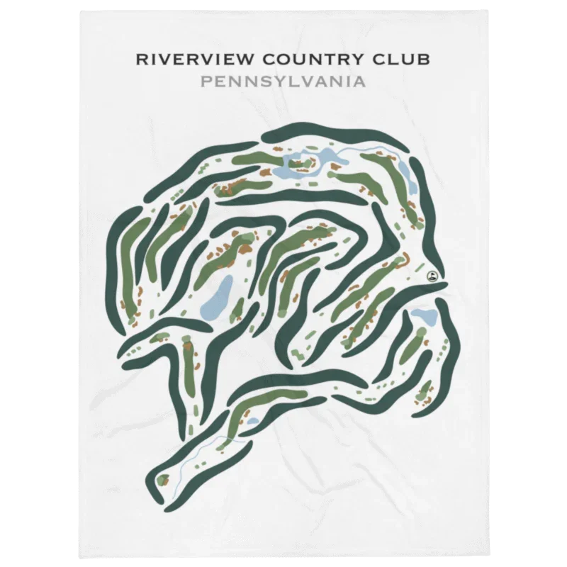 Riverview Country Club, Pennsylvania - Printed Golf Courses