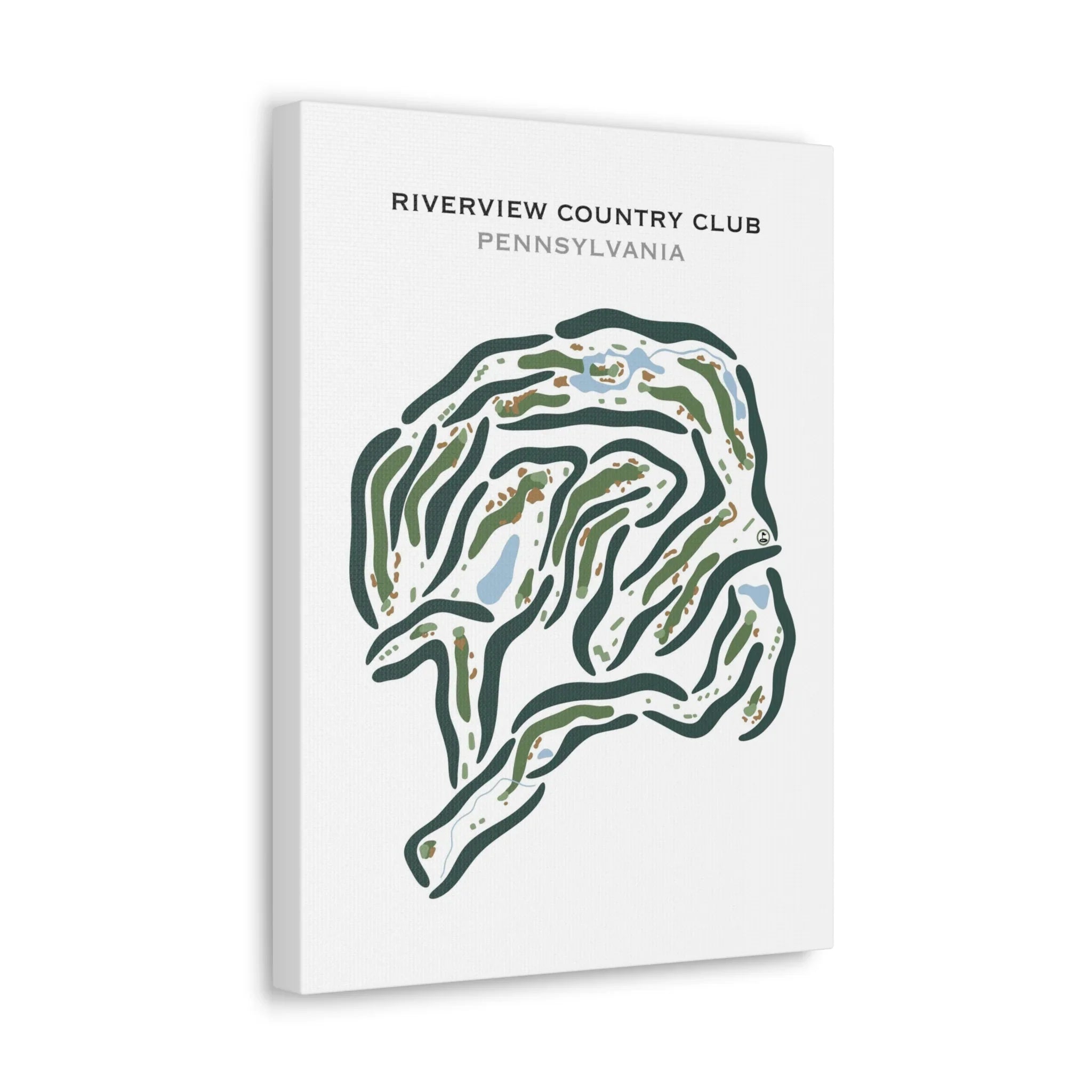 Riverview Country Club, Pennsylvania - Printed Golf Courses