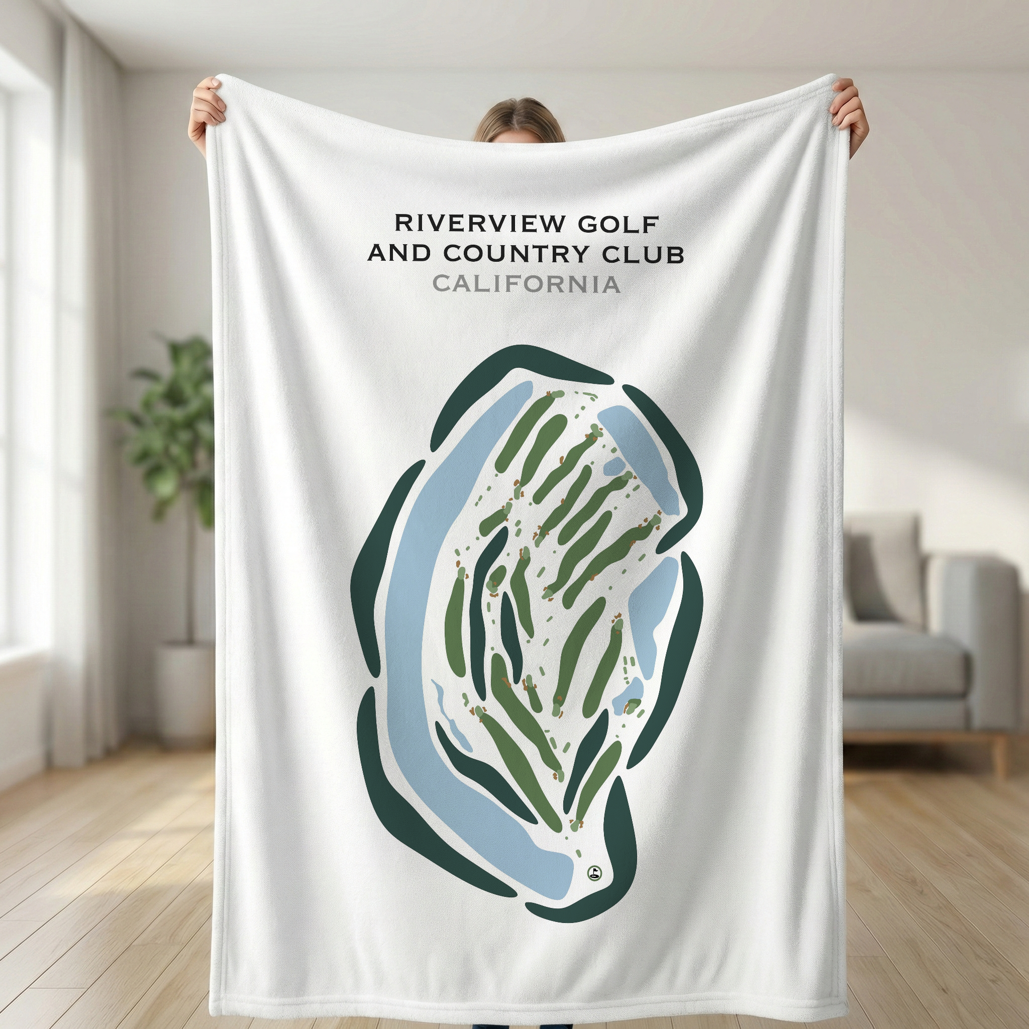 Riverview Golf & Country Club, California - Printed Golf Courses