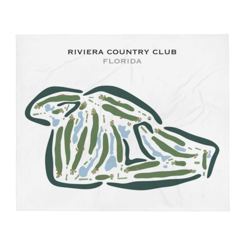 Riviera Country Club, Holly Hill, Florida - Printed Golf Courses