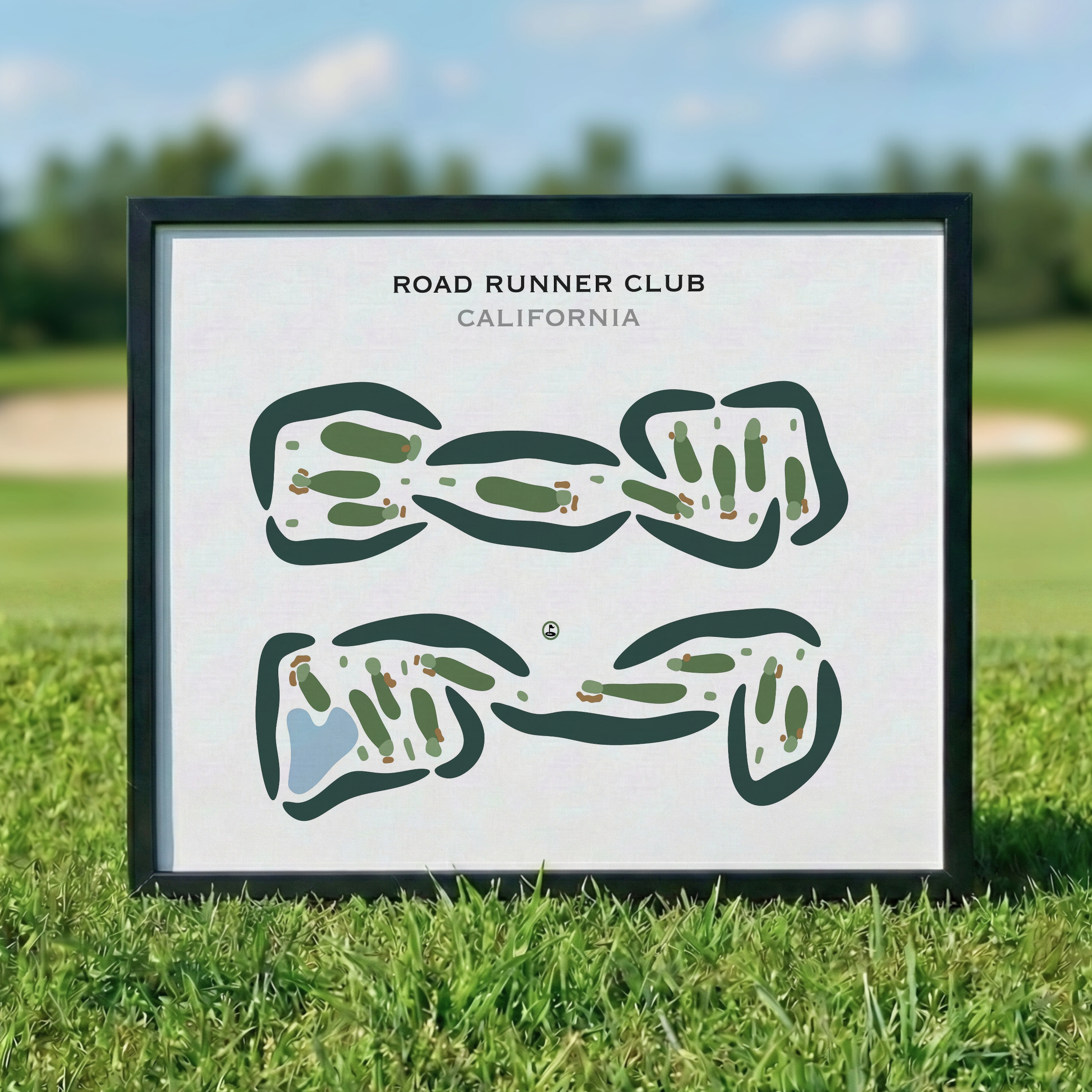 Road Runner Club, California - Printed Golf Courses