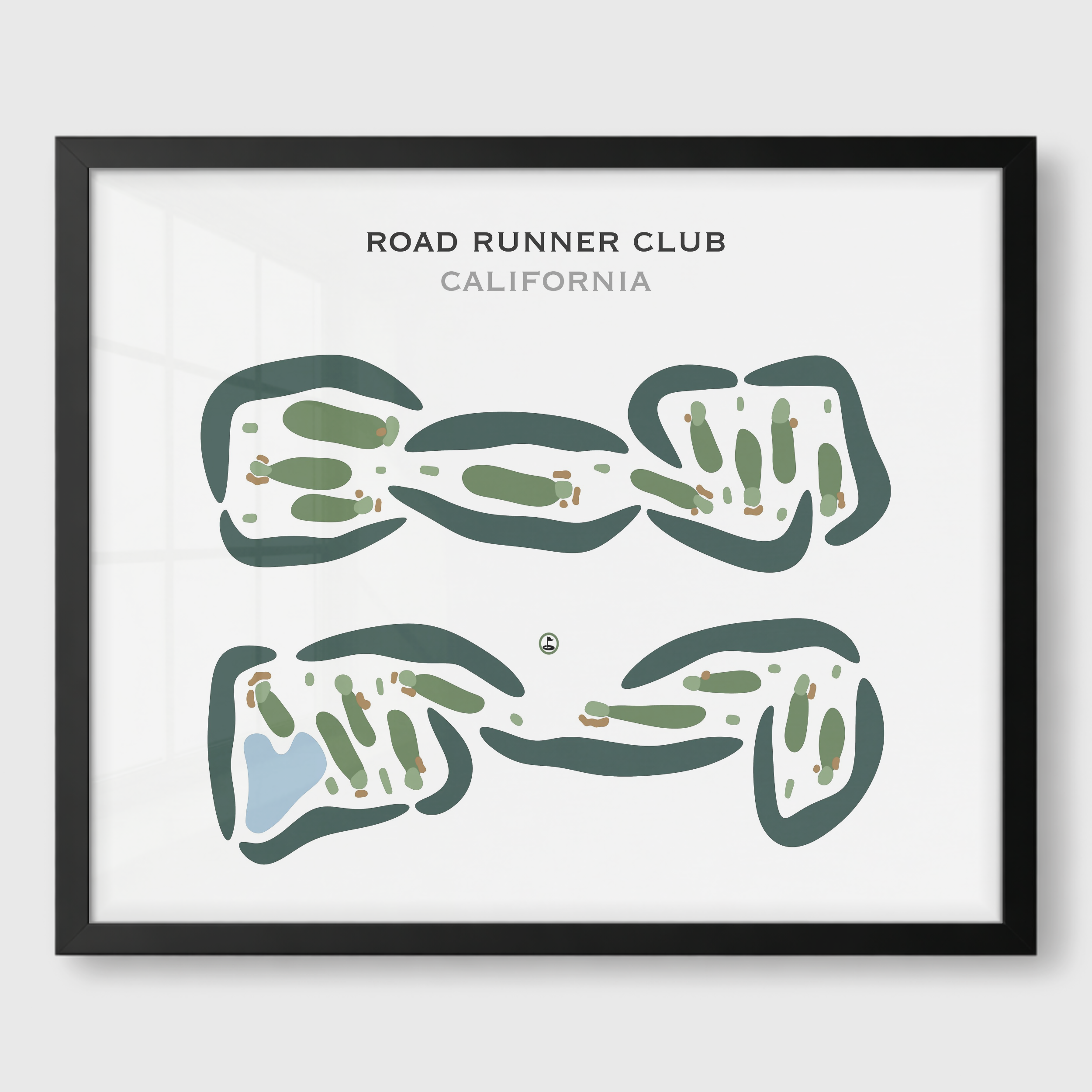 Road Runner Club, California - Printed Golf Courses
