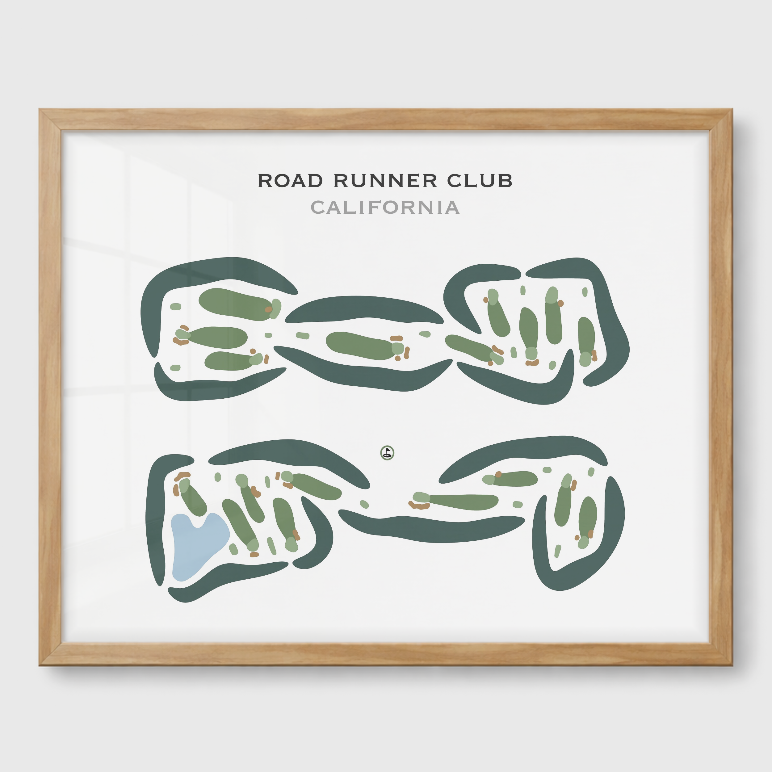 Road Runner Club, California - Printed Golf Courses