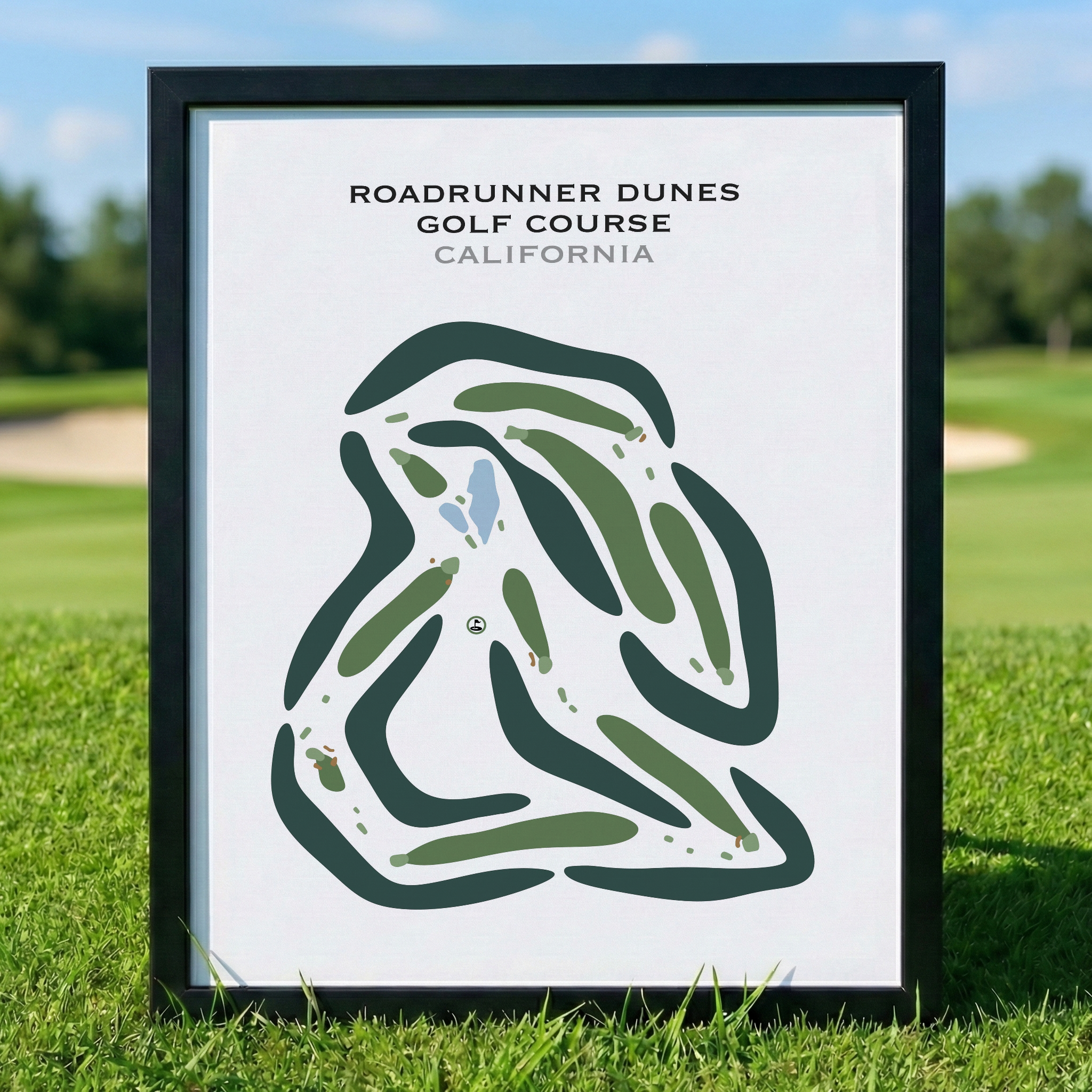 Roadrunner Dunes Golf Course, California - Printed Golf Courses