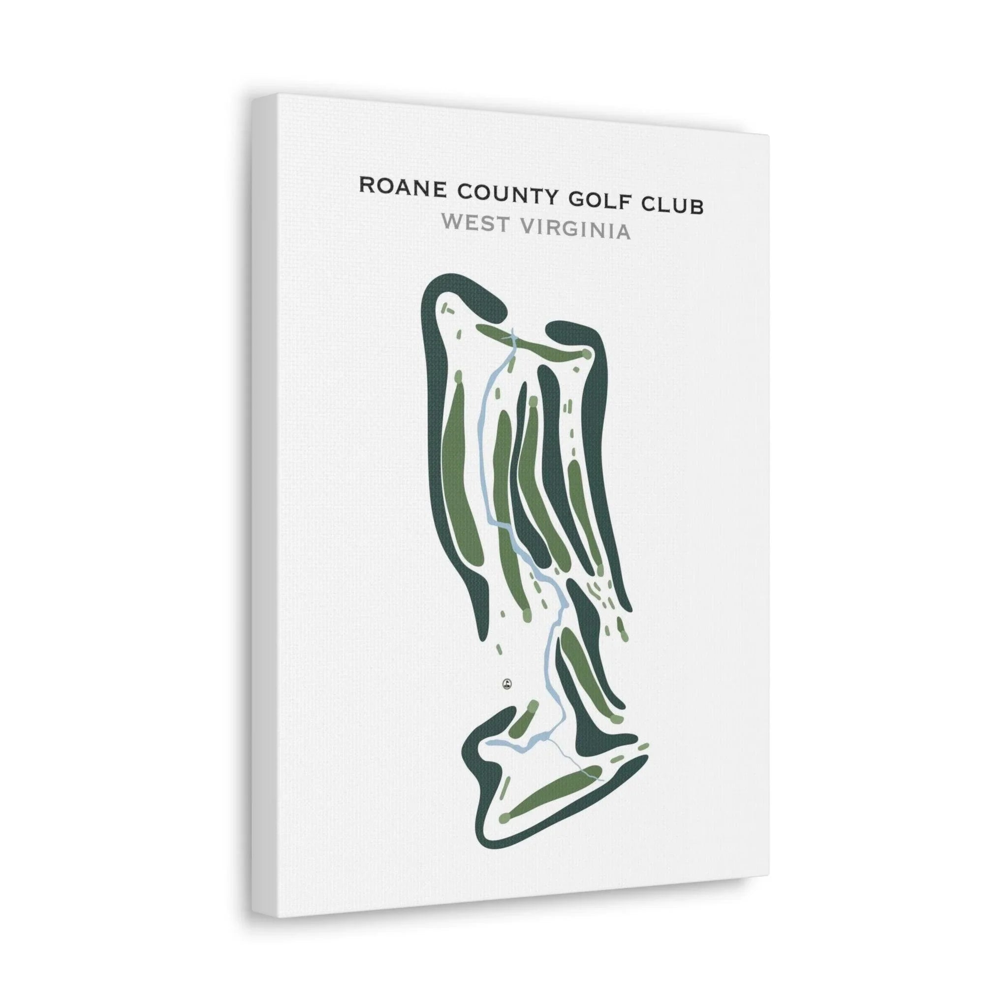 Roane County Golf Club, West Virginia - Printed Golf Course