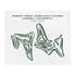 Robert Trent Jones Golf Course Cornell University, New York - Printed Golf Courses