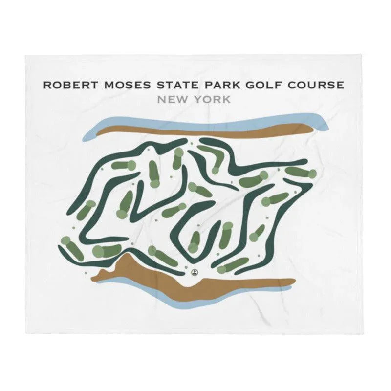 Robert Moses State Park Golf Course, New York - Printed Golf Course