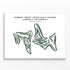 Robert Trent Jones Golf Course Cornell University, New York - Printed Golf Courses