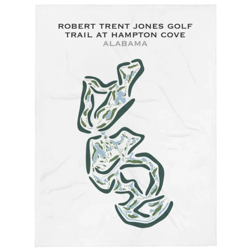 Robert Trent Jones Golf Trail At Hampton Cove, Alabama - Printed Golf Course