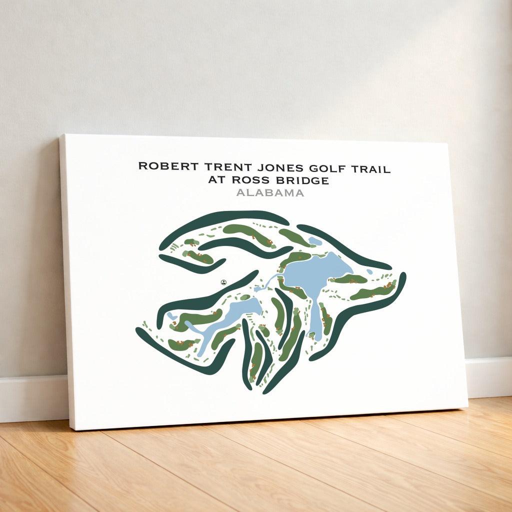 Robert Trent Jones Golf Trail at Ross Bridge, Alabama - Printed Golf Courses