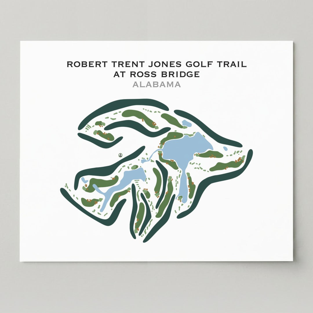 Robert Trent Jones Golf Trail at Ross Bridge, Alabama - Printed Golf Courses