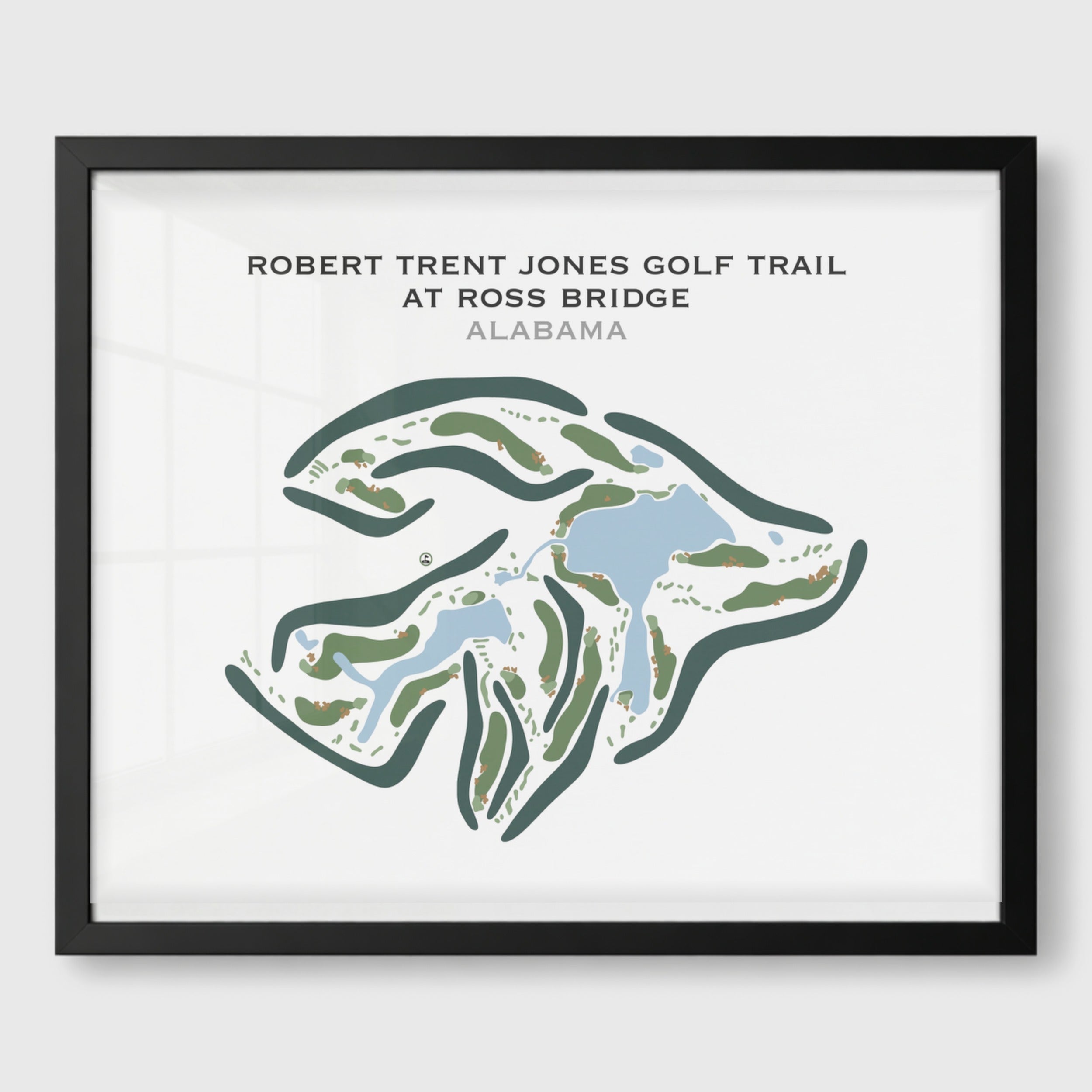 Robert Trent Jones Golf Trail at Ross Bridge, Alabama - Printed Golf Courses
