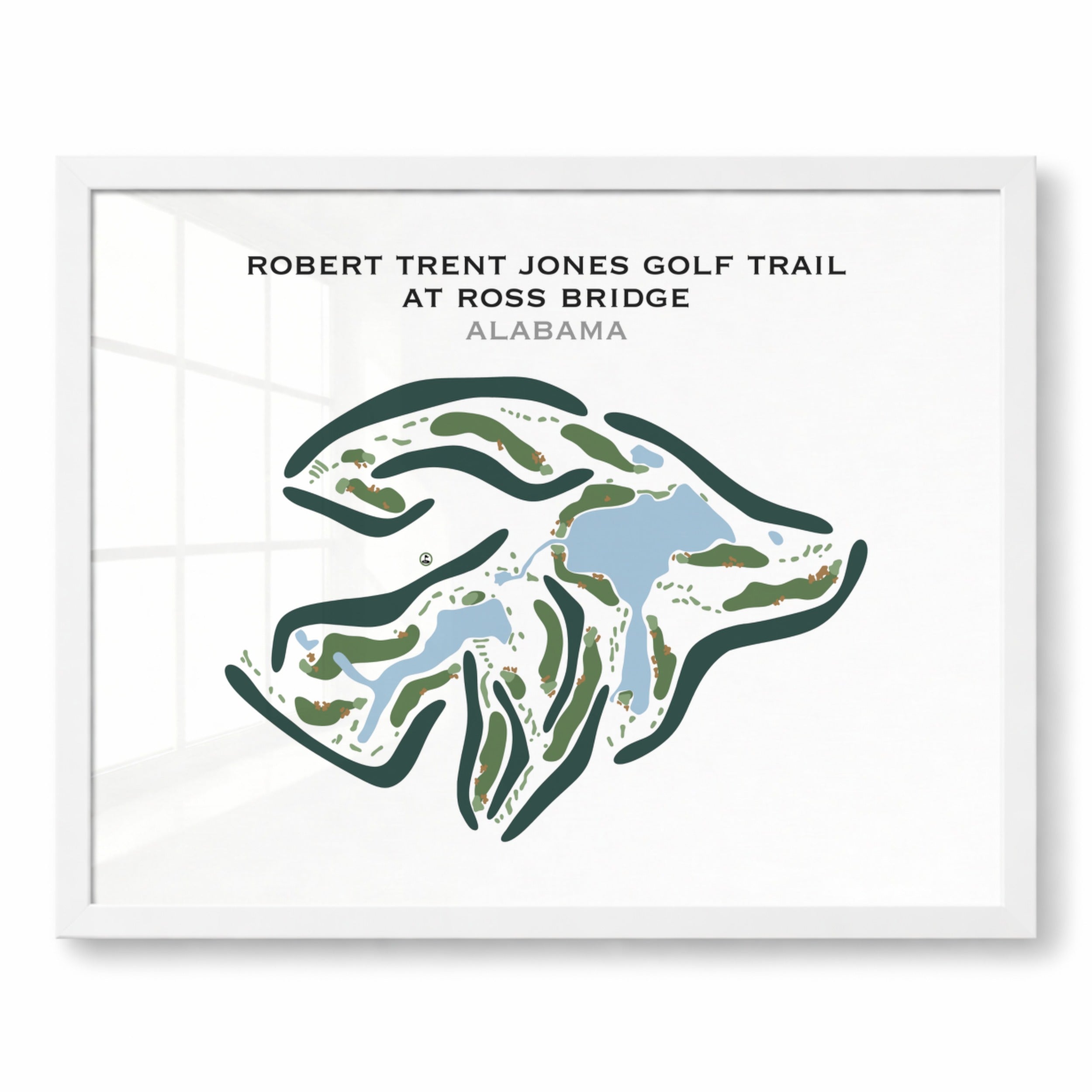Robert Trent Jones Golf Trail at Ross Bridge, Alabama - Printed Golf Courses