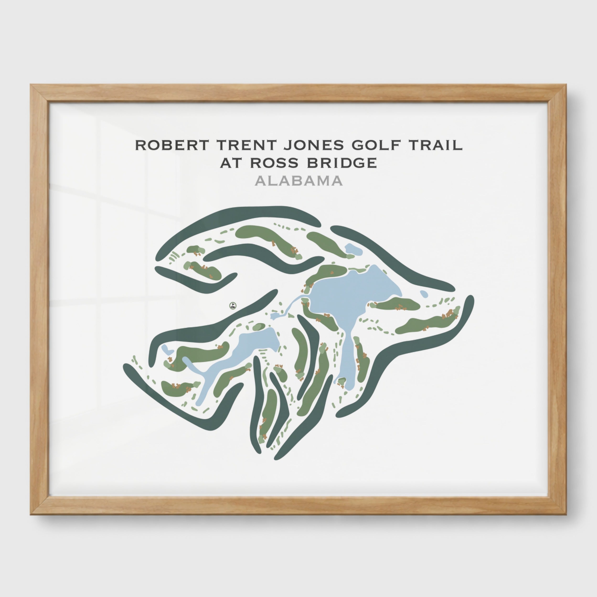 Robert Trent Jones Golf Trail at Ross Bridge, Alabama - Printed Golf Courses