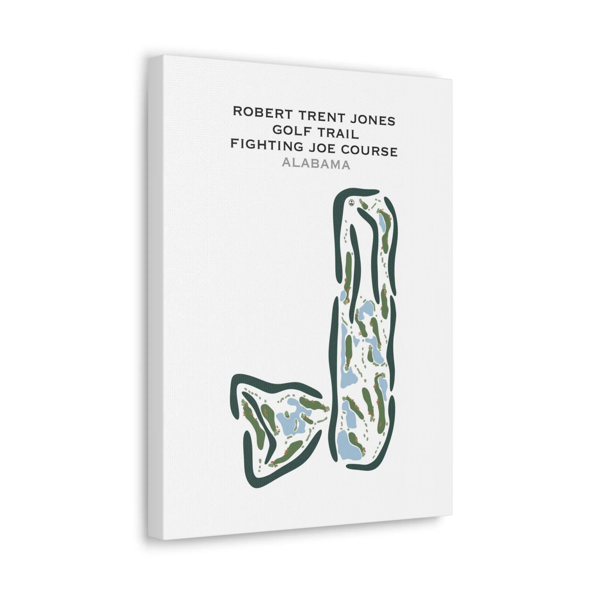 Robert Trent Jones Golf Trail Fighting Joe Course, Alabama - Printed Golf Courses