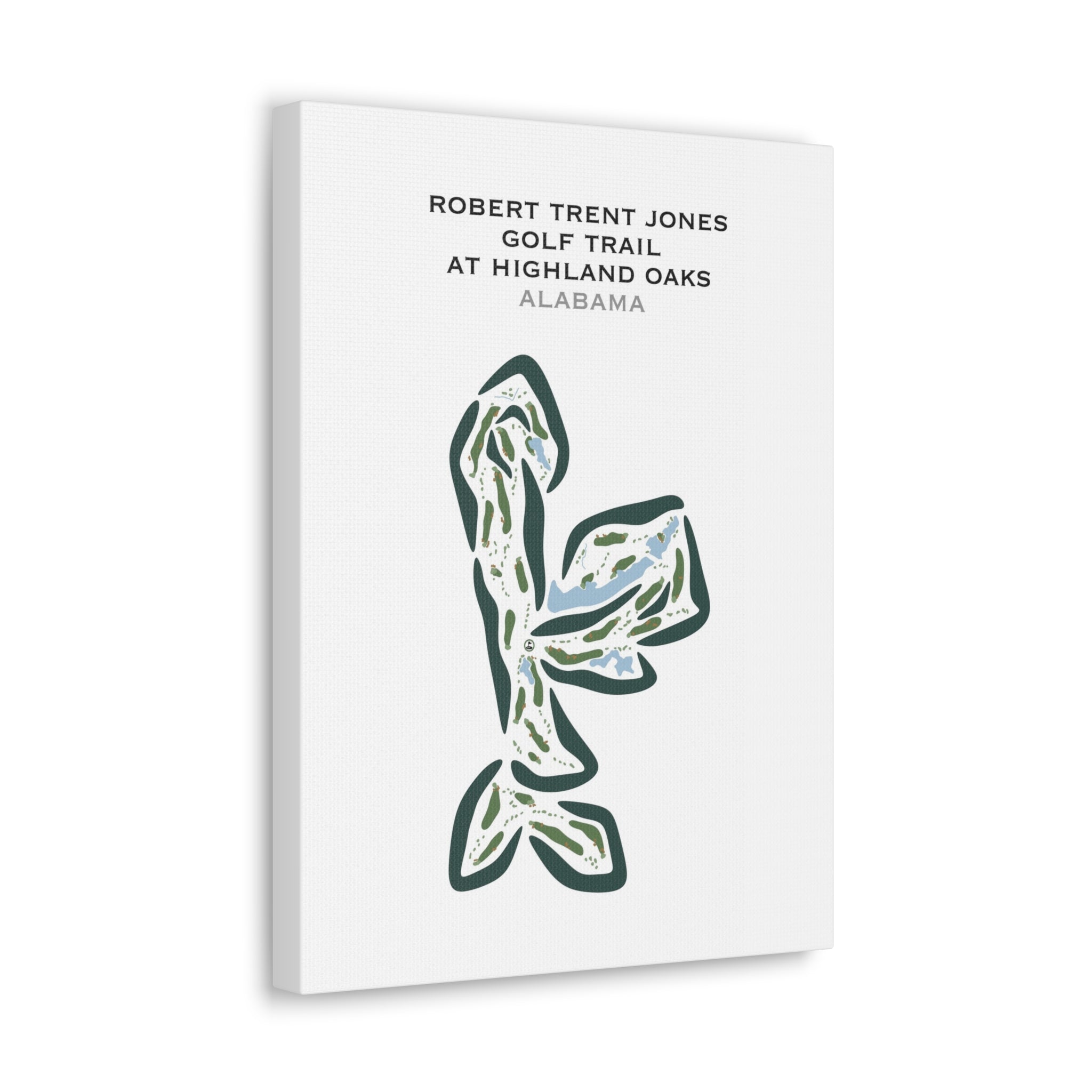 Robert Trent Jones Golf Trail at Highland Oaks, Alabama - Printed Golf Courses