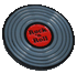 Rock & Roll LP Record Ball Marker & Hat Clip by ReadyGOLF