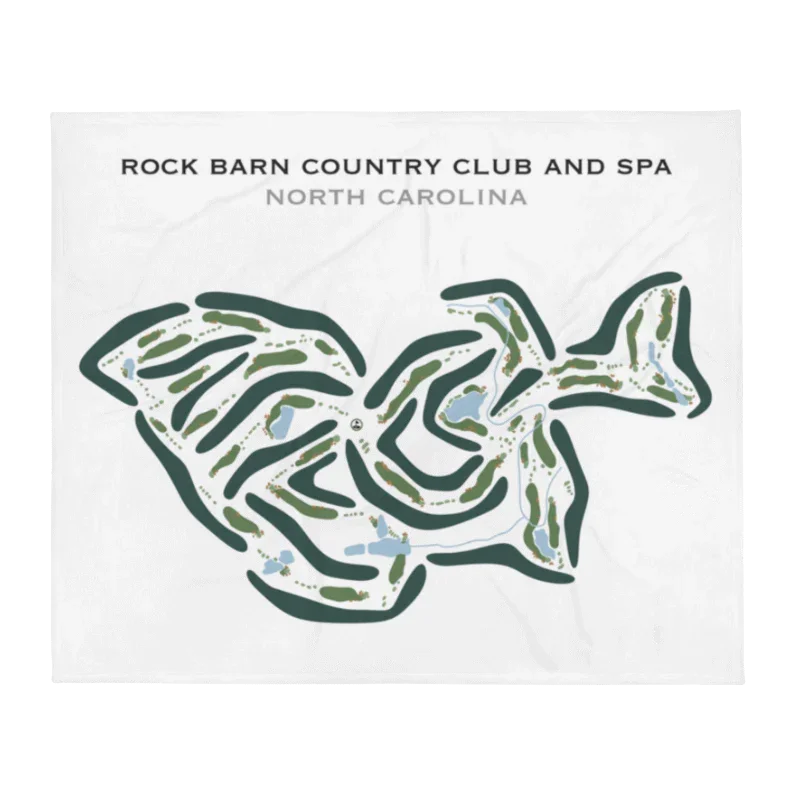 Rock Barn Country Club & Spa, North Carolina - Printed Golf Courses