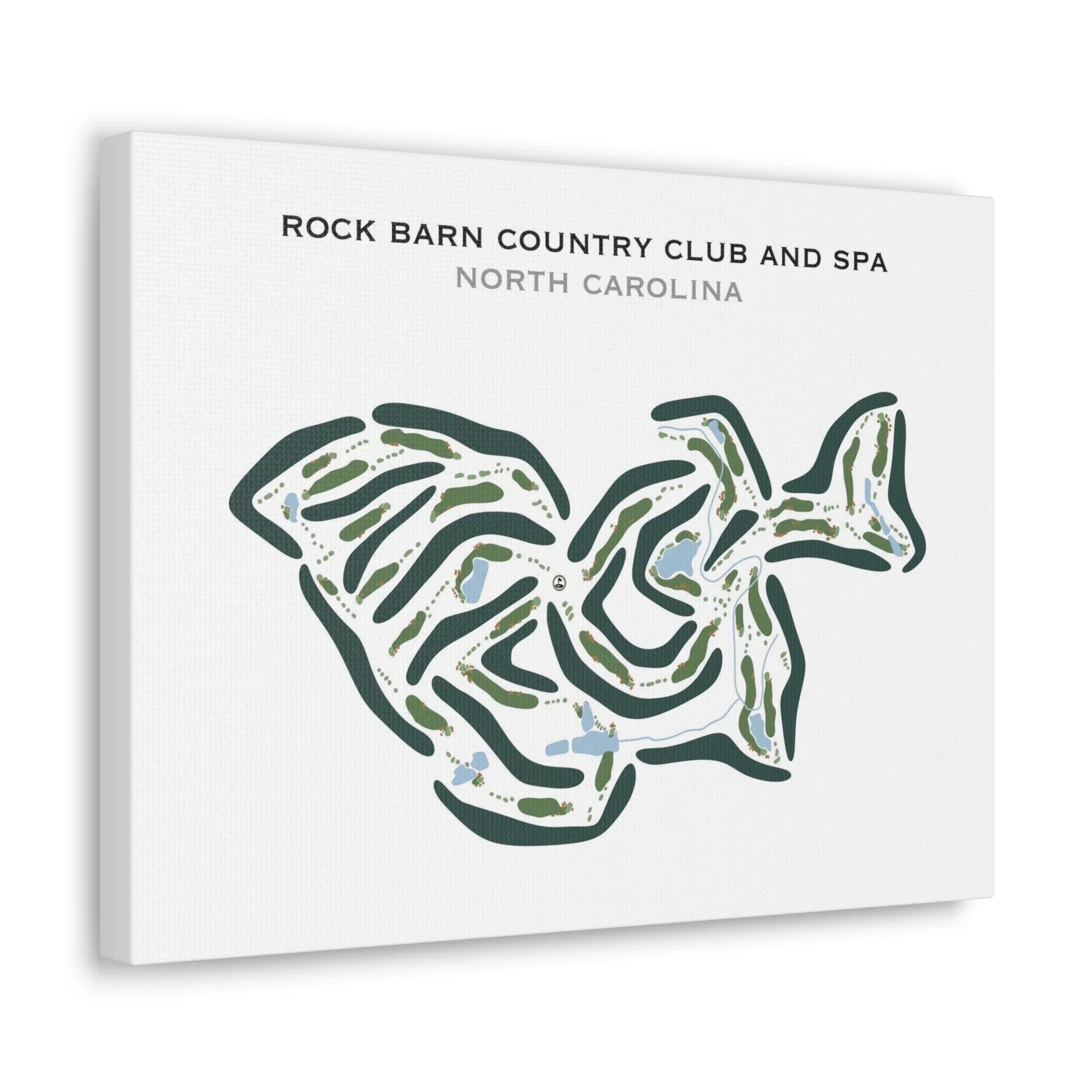 Rock Barn Country Club & Spa, North Carolina - Printed Golf Courses