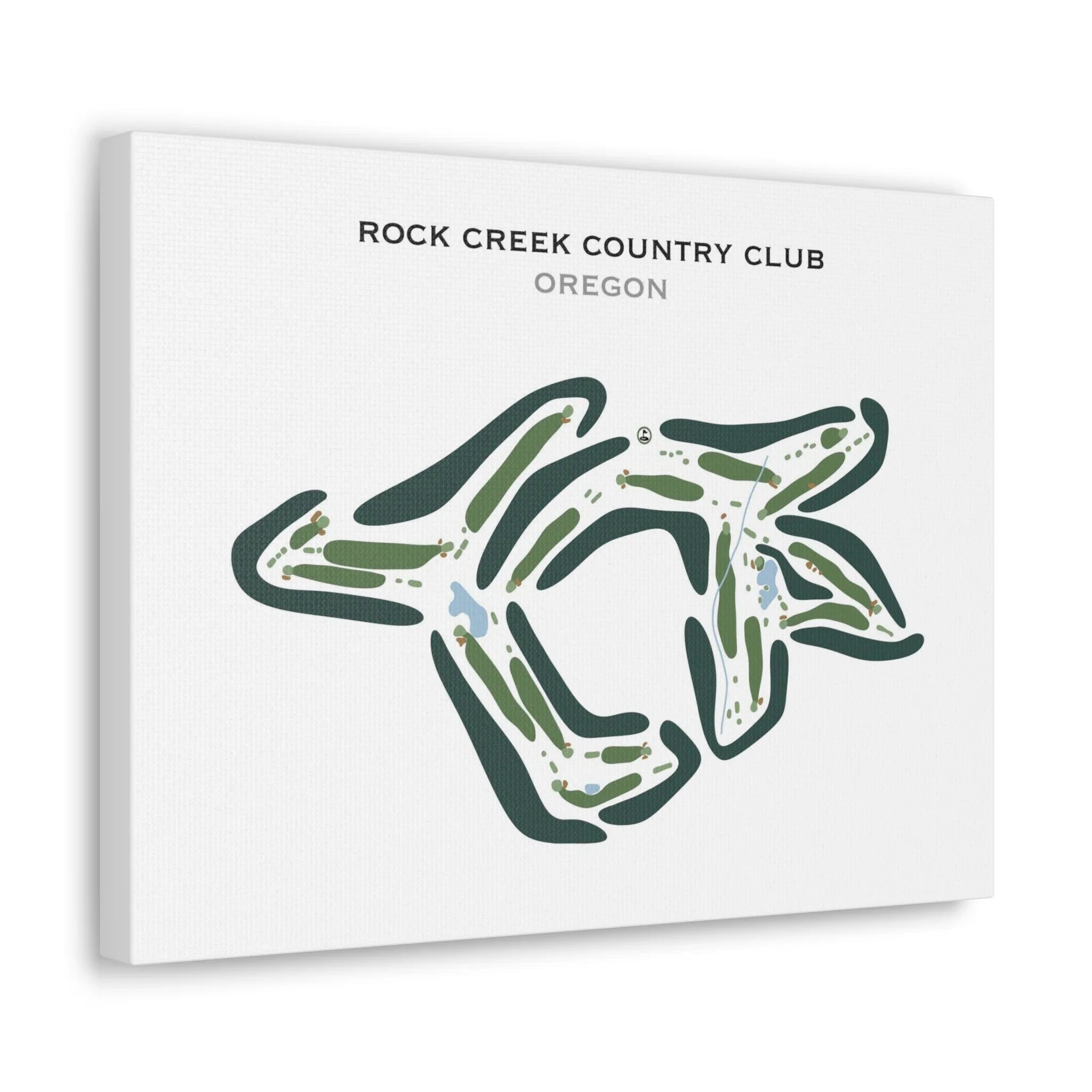 Rock Creek Country Club, Oregon - Printed Golf Courses