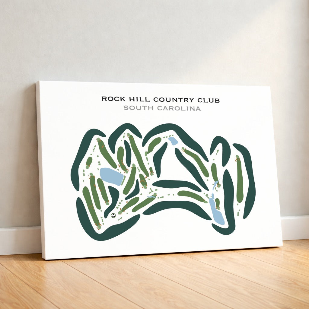 Rock Hill Country Club, South Carolina - Printed Golf Courses