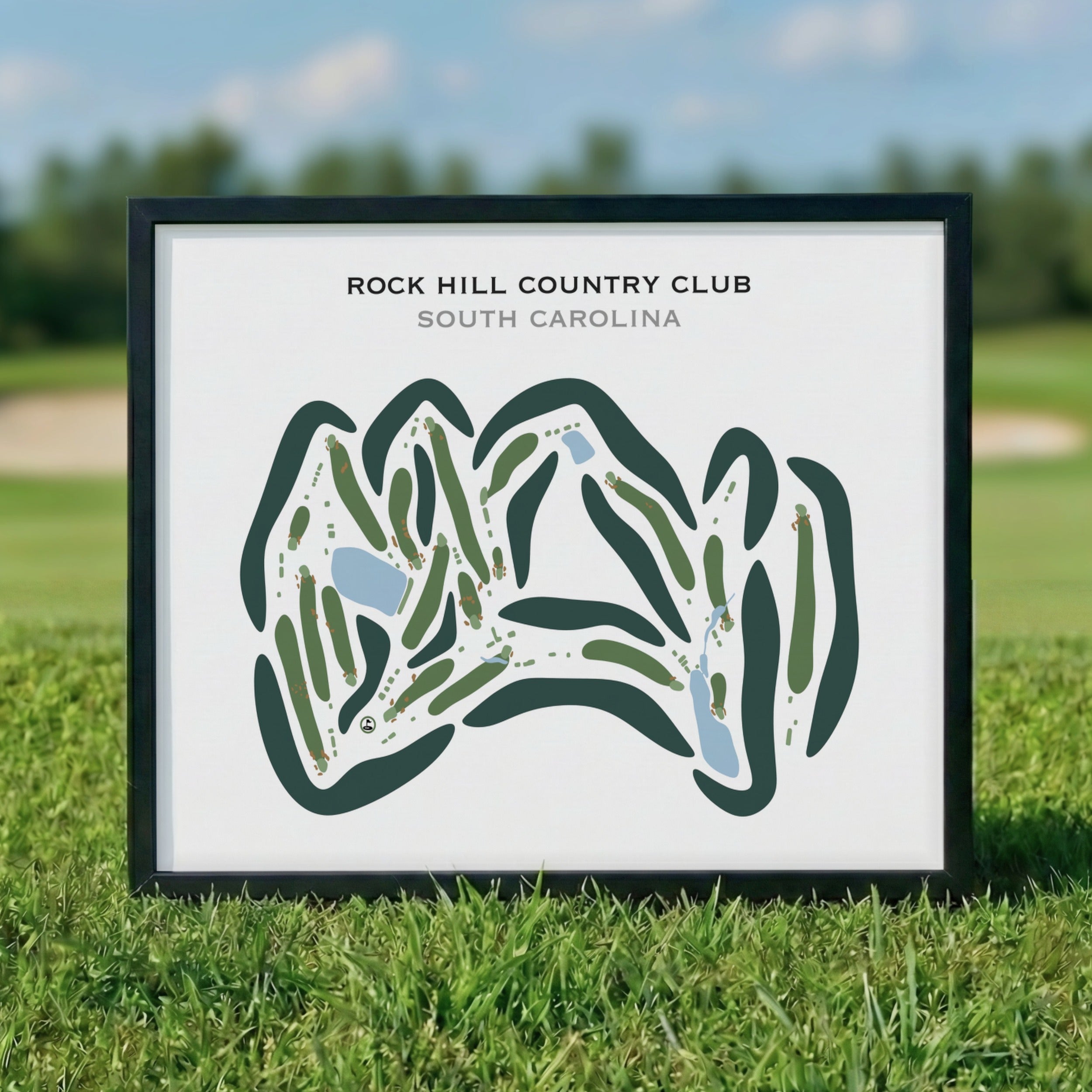 Rock Hill Country Club, South Carolina - Printed Golf Courses