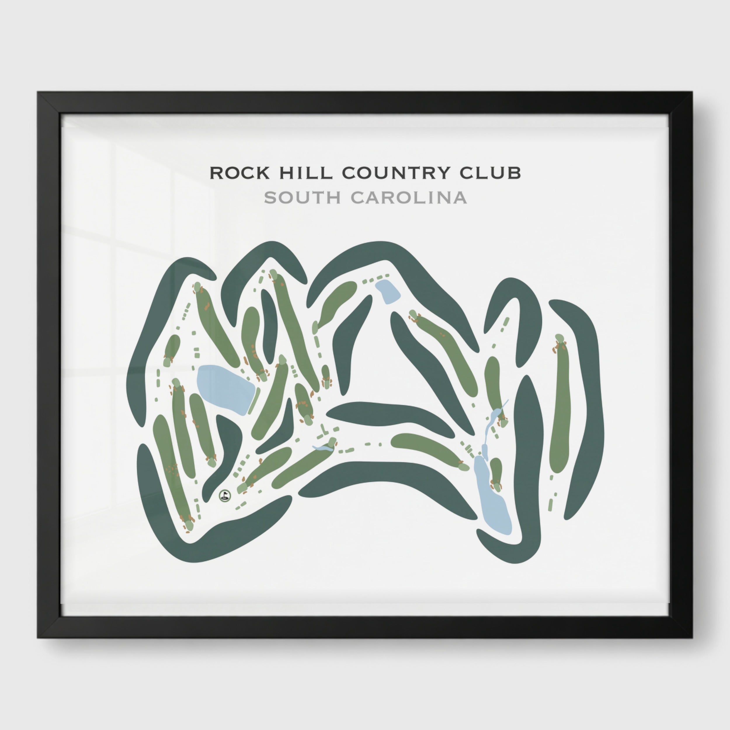 Rock Hill Country Club, South Carolina - Printed Golf Courses