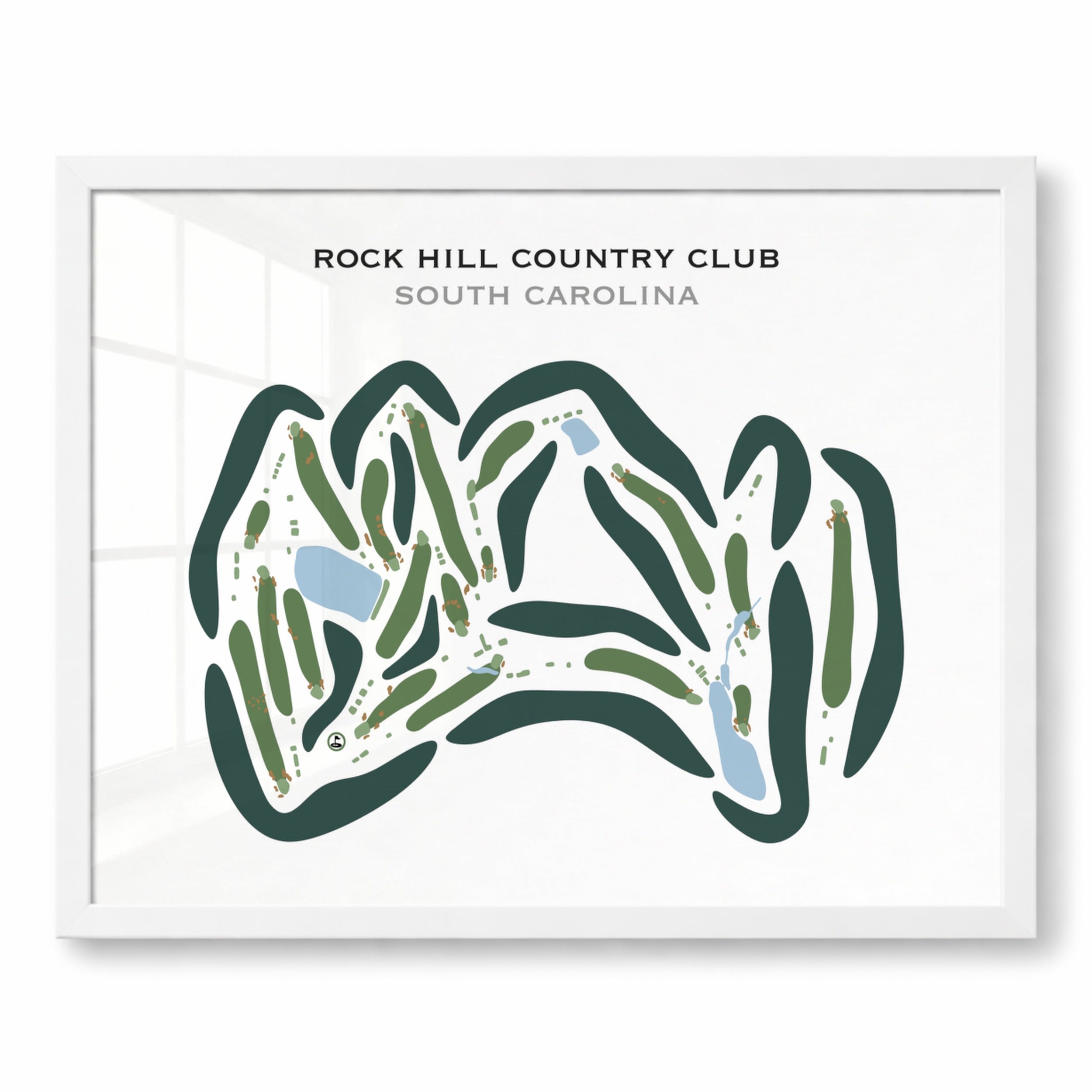 Rock Hill Country Club, South Carolina - Printed Golf Courses