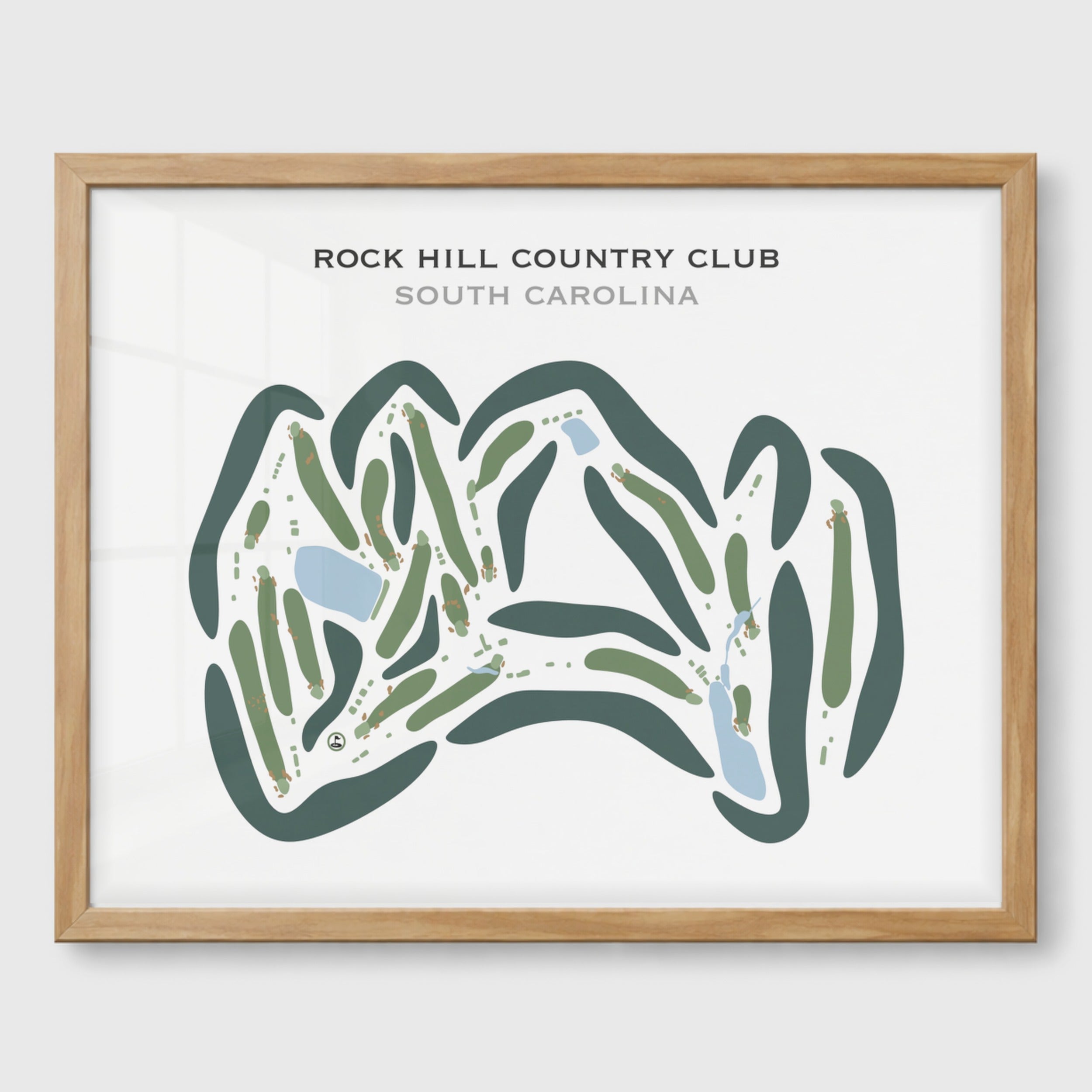 Rock Hill Country Club, South Carolina - Printed Golf Courses
