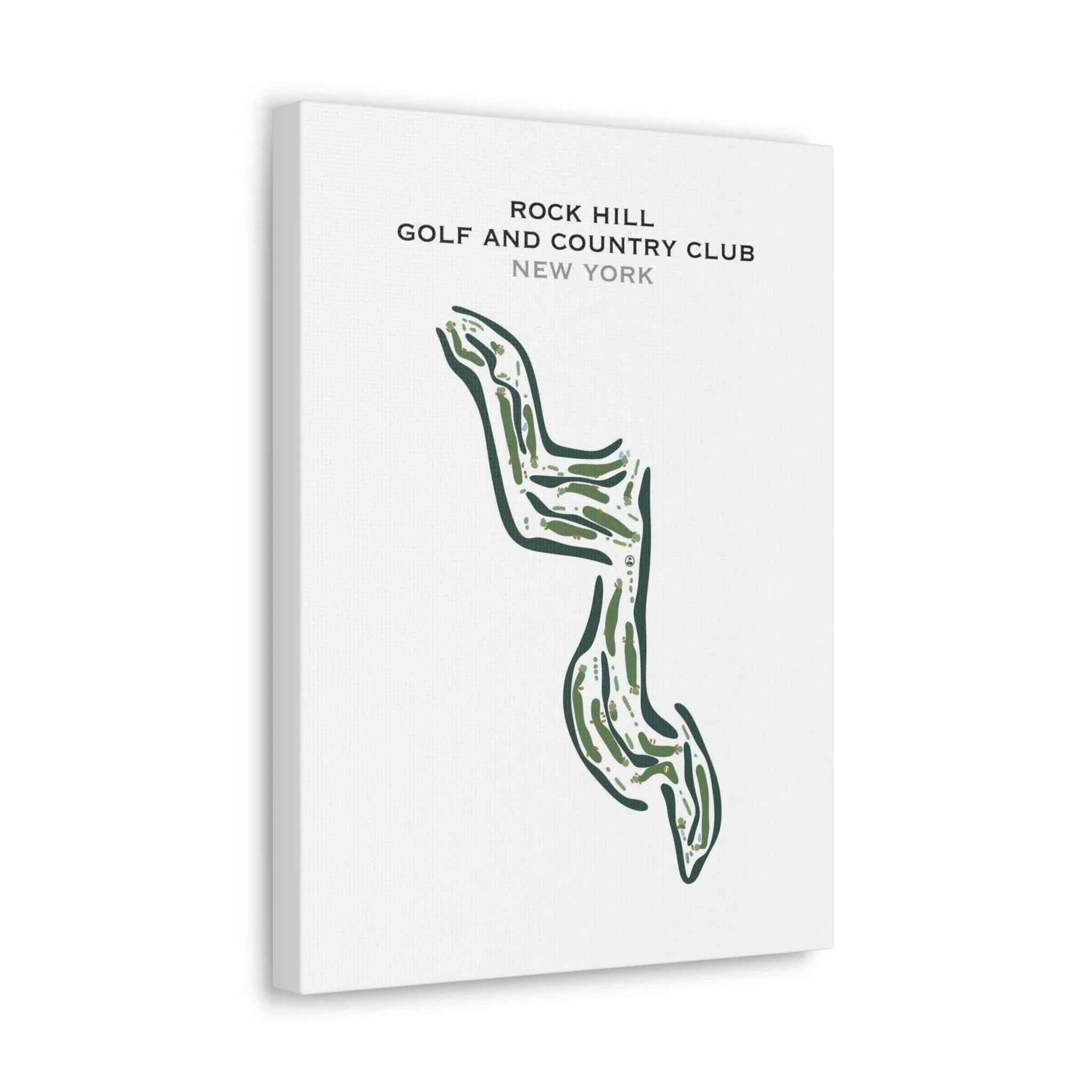 Rock Hill Golf and Country Club, New York - Printed Golf Courses