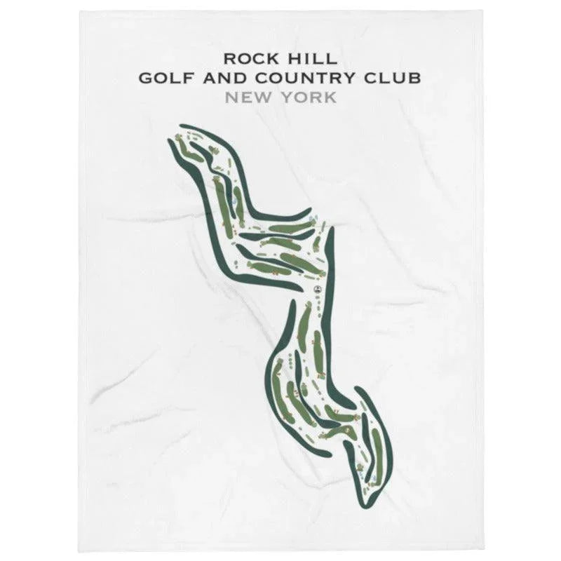 Rock Hill Golf and Country Club, New York - Printed Golf Courses
