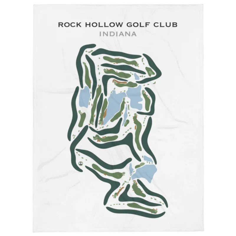 Rock Hollow Golf Club, Indiana - Printed Golf Courses